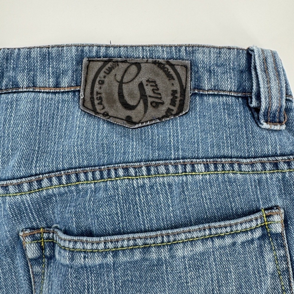 G-Unit Raw Denim Men's Jeans Y2K 38x34(32) Straight Leg Blue 50 Cent Hip Hop
